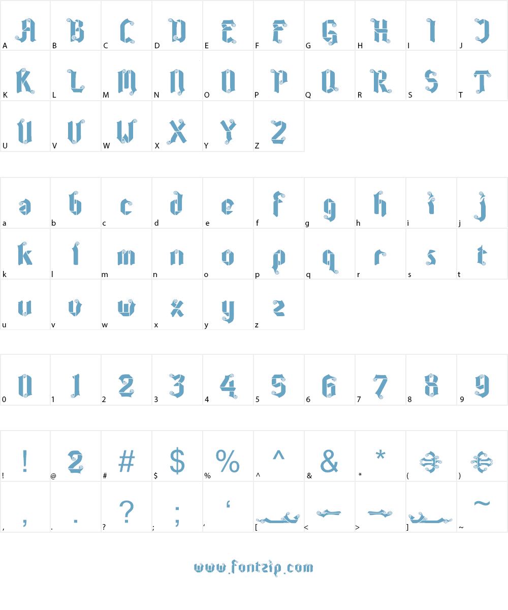 coolin cheer Font Character